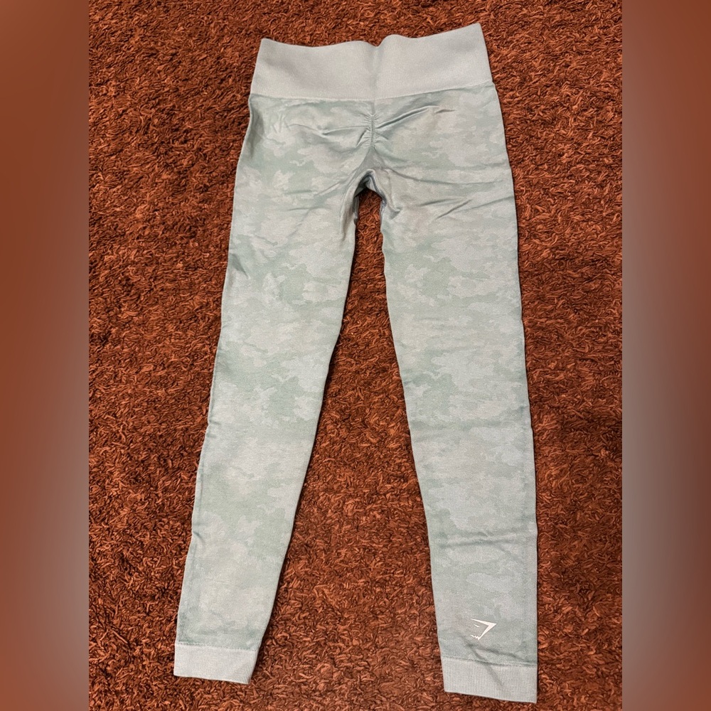 Gymshark green camo leggings